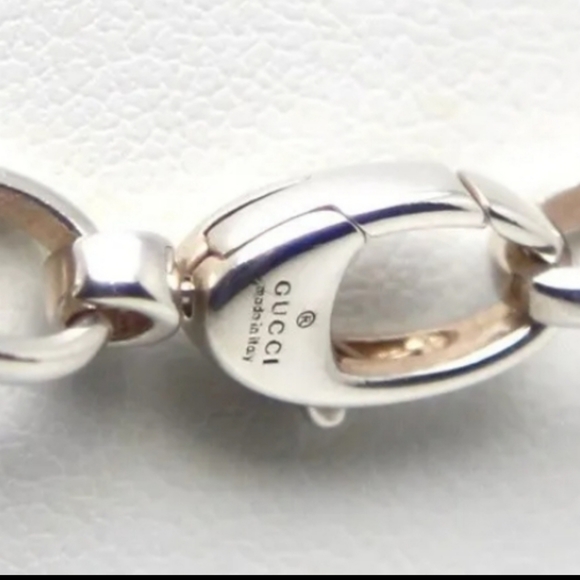 GUCCI RARE DOUBLE GG NECKLACE PRISTINE CONDITION - Picture 3 of 4